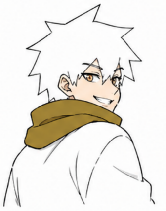 ohwx_character 訓練集 head_07 reference：窄臉、銳利眼、smirk 露牙